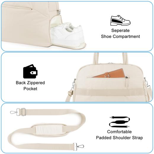 英国 ETRONIK 男女通用手提旅行包 独立鞋仓设计 商品图4