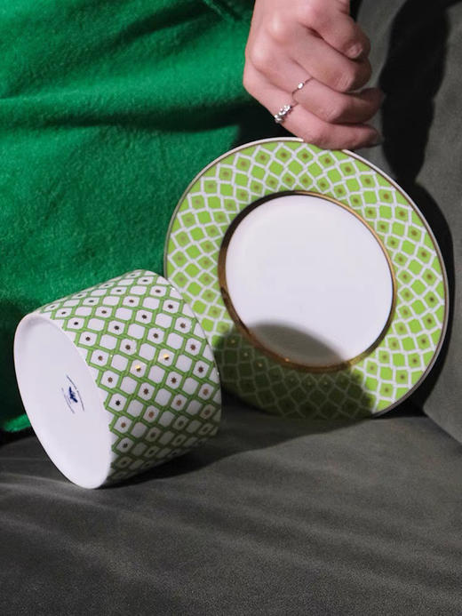 俄皇LOMONOSOV欧式下午茶杯碟STAR骨瓷咖啡杯子高档精致杯碟套装 商品图1