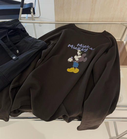 韩国订单磨毛棉米奇打底衫t恤12291 商品图9