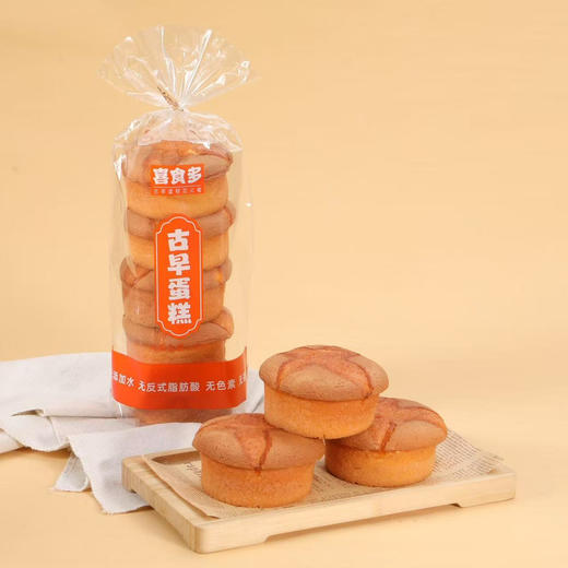 【古早无水蛋糕】
超好吃的蛋糕来啦，不添加一滴水💧鸡蛋和面，鸡蛋含量超过50%，配料表超干净，没有添加剂，吃着超安心❤️ 商品图4