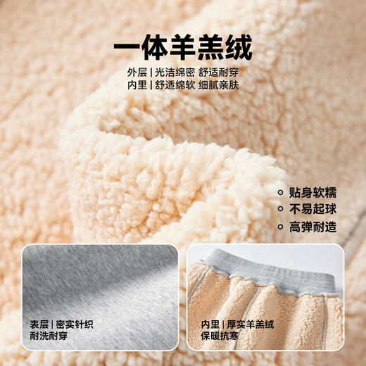 【件件底价，童装双倍积分】多多家男童运动裤加绒卫裤秋冬2025新款冬装儿童中大童一体绒裤子11223 商品图3