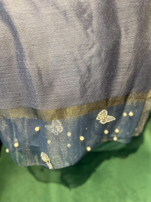 【纯积分换购】进口桑蚕丝丝巾/扎染围巾-款式随机- 商品图6