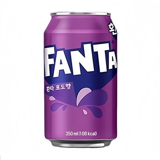 韩国芬达 葡萄味碳酸饮料 350ml/厅 商品图0