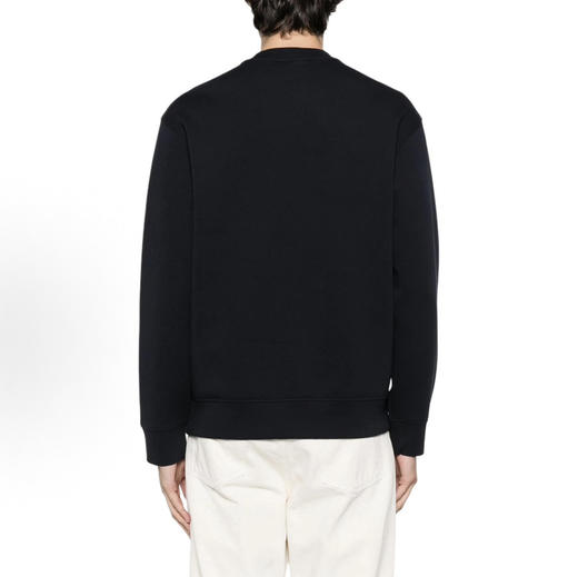 原单正品阿玛尼男士刺绣鹰标圆领卫衣120602 商品图1