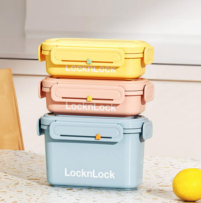 乐扣乐扣 马卡龙保鲜盒三件套 HPP728S3FU