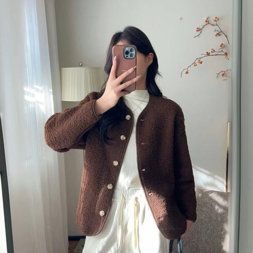 "U家同款”Beau Muse 羊毛蚕丝仿羊羔绒摇粒绒外套 保暖舒适百搭 5色可选 商品图1