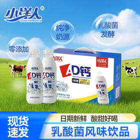 小洋人 AD钙礼盒460ml*8瓶 AD钙乳酸菌饮品原味发酵AD钙奶精美礼盒装