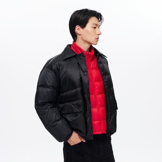 Oneup pu皮领宽松口袋羽绒（男女同款） 商品图3