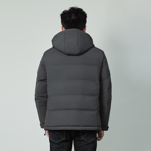 【断码清仓】HX 冬季短款带帽羽绒服90绒Y100440024101/02 商品图3