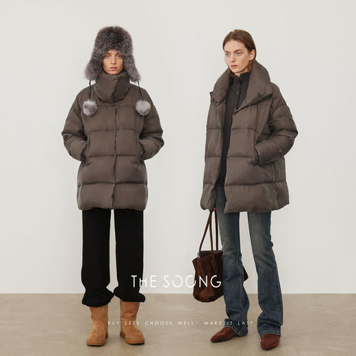THESOONG"御寒暖冬"95白鹅绒超轻盈保暖锁温羽绒服HWYRF8295 商品图5