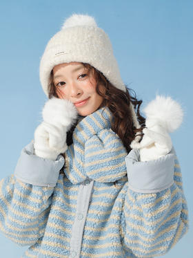 球球挂绳针织帽-纪念日百货门店同款165200748