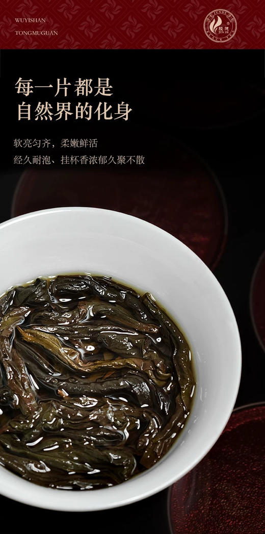 骏德茶业 武夷山核心正岩产区岩茶茶叶 巧匠大红袍120g礼盒装 商品图3