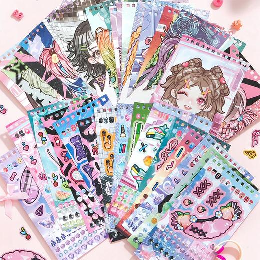 二次元少女美甲贴纸本2.0-纪念日百货门店同款168493777 商品图1