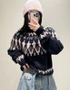 女款提花针织毛衣la014 商品缩略图3