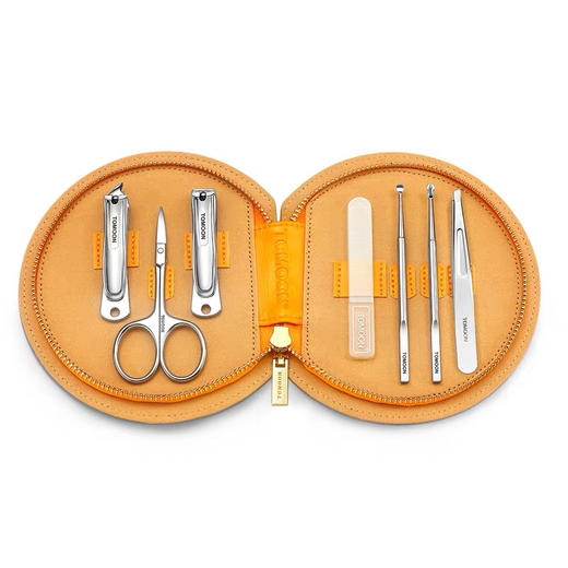 TOMOON德国奔月指甲剪套装家用指甲钳斜口灰高端 商品图4