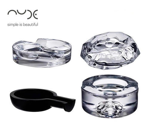 土耳其NUDE进口雪茄烟灰缸厚重水晶玻璃桌面装饰摆件轻奢高档礼品 商品图0