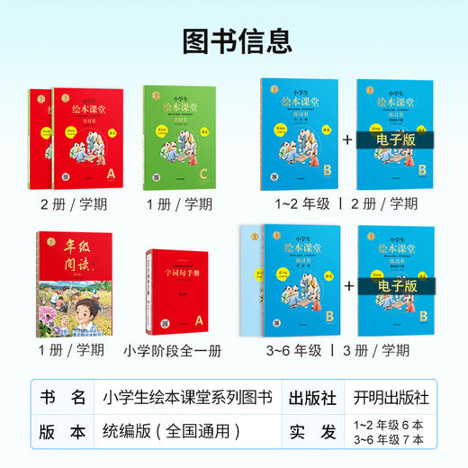 【六三制】小学生《绘本课堂》2026春季新版下册 商品图1
