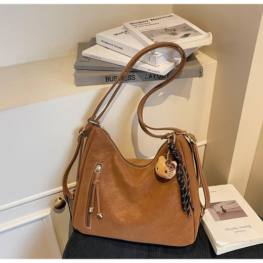 【YW】无忧购休闲复古大容量女式双肩包多用单肩托特包FH0896（截单后3-5天发货) 商品图5