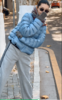 THESOONG"排骨羽绒"90白鹅绒7针间线保暖立领羽绒服HWYRF8287 商品缩略图1