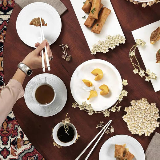 Michael Aram陶瓷筷子家用高档轻奢抗菌防霉4双套装精致筷托 商品图2