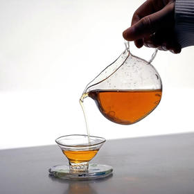 玻心璃语 |啜雨公道杯 玻璃 原创设计 茶具 手工匠人  分茶器
