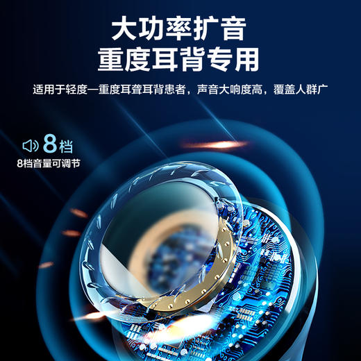 可孚助听器老人专用正品挂脖耳聋耳背年轻挂脖声音放大防丢骨传导 商品图4