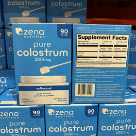 终于蹲到打折📣360元✈好多白大褂都在推荐‼️纯牛初乳‼️粉‼️含有高含量免疫球蛋白，维他命益生菌等，牛初乳 = 自然免疫黄金！Zena2000mg纯牛初乳粉180g