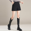 「自」全新升级【铂金会员137/天猫179/差价42】(14237)洛诗琳高腰毛呢直筒短裤2025秋冬气质百搭显瘦A字毛呢短裤 商品缩略图1