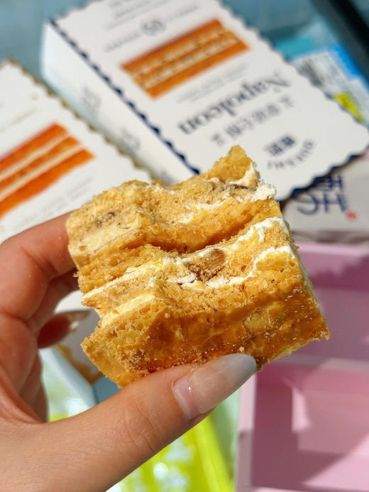 雀匙拿破仑千层酥，108层纯手工酥皮，精选进口新西兰黄油，独立包装，冷冻保存 商品图0