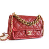【95新】CHANEL香奈儿AS0937 B01190 N4855红色粗链条豆腐包单肩斜挎包女士 051225NJS05 商品缩略图3