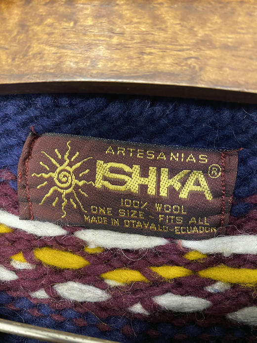 90年代 Vintage Artesanias Ishka 100% 羊毛 针织毛衣 _SWT(XL) 商品图2