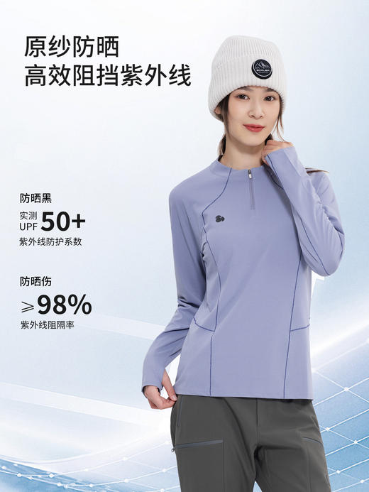 SCALER思凯乐户外速干衣长袖T恤男女25新款防晒徒步内搭F4606727/F4616727 商品图3