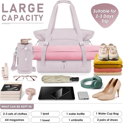 英国 ETRONIK 大容量收纳包健身包 带水壶袋 40升容量 商品图3