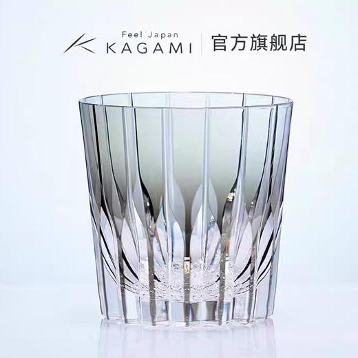 KAGAMI手工切子杯水晶酒杯威士忌洋酒杯子星芒万华镜 商品图0