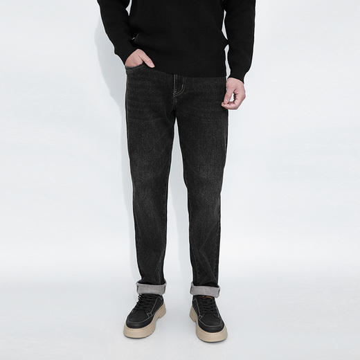 【断码清仓】HX 冬季水洗直筒牛仔长裤百搭款Y201440013101 商品图0