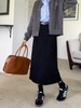 【舒适简约百搭❗️独特肌理感】灯芯绒半身裙女新款高腰显瘦复古遮胯直筒a字中长款后开叉包臀裙。jb 商品缩略图4
