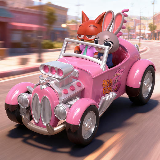 疯狂动物城疯狂车车盲盒-纪念日百货门店同款168149597 商品图0