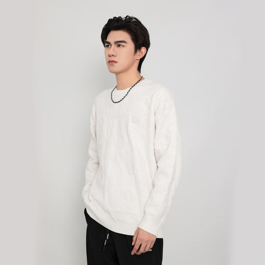 【断码清仓】HX 冬季圆领毛衫新年氛围款S107444304101 商品图3