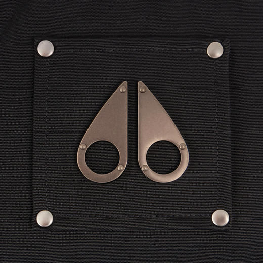 MOOSE KNUCKLES 男士金属驼鹿指关节徽标绗缝羽绒马甲 黑色 M35MV474H1 291 商品图2