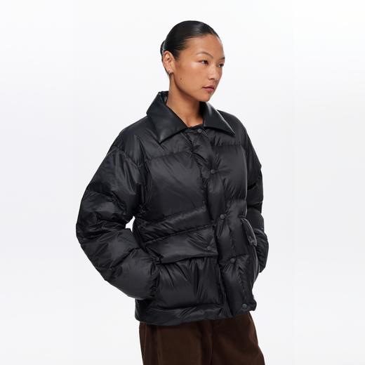 Oneup pu皮领宽松口袋羽绒（男女同款） 商品图8