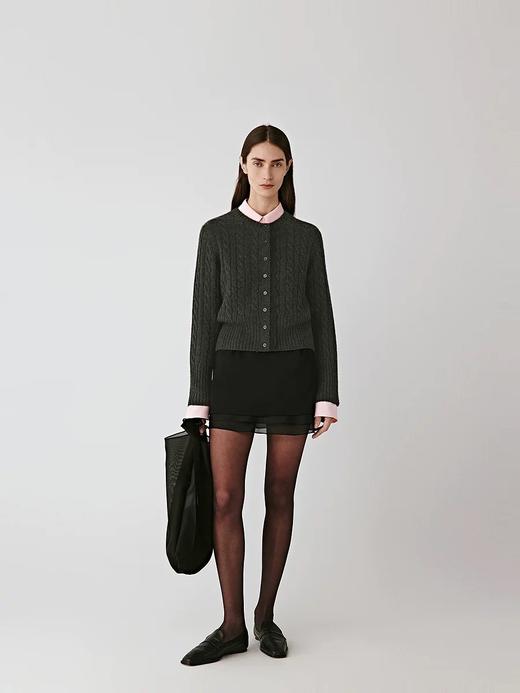 二店y 【M9161 】小禾 25款~精致蕾丝花边拼接羊毛针织开衫外套 商品图4