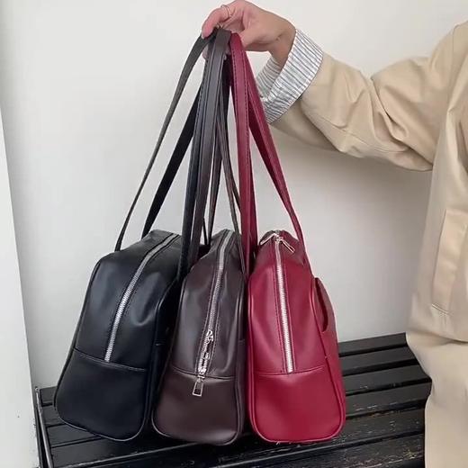 【GZ】无忧购秋冬复古学院风大容量枕头包包女 10143（截单后3-5天发货) 商品图2