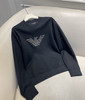 原单正品阿玛尼男士刺绣鹰标圆领卫衣120602 商品缩略图4