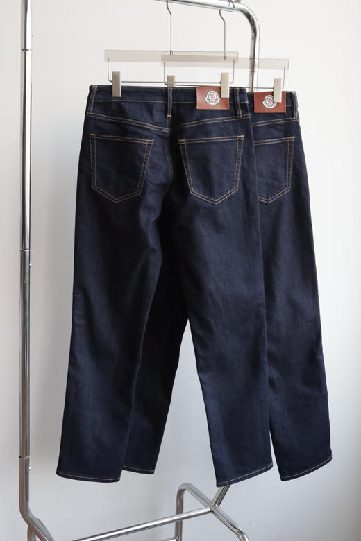 M0nc1er 25秋冬新款 磨毛起绒弹力牛仔裤男 NZK253 商品图3