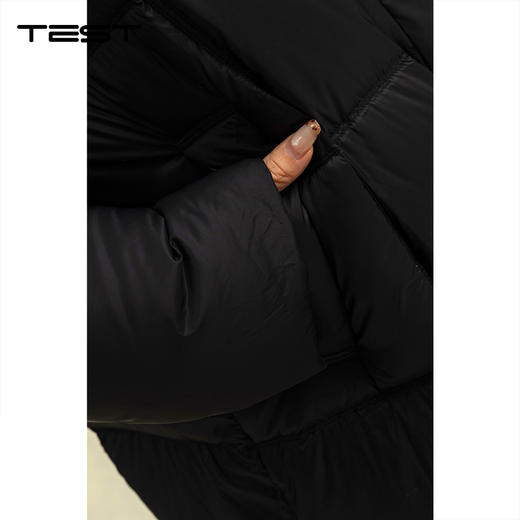 冬上新温柔通勤保暖气质长款连帽保暖羽绒服 2254025 商品图3