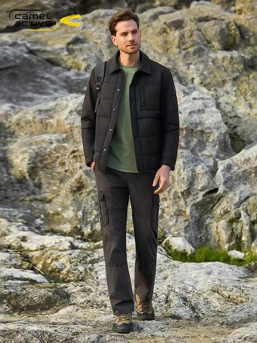 【富临店】骆驼动感90白鸭绒羽绒服 商品图0