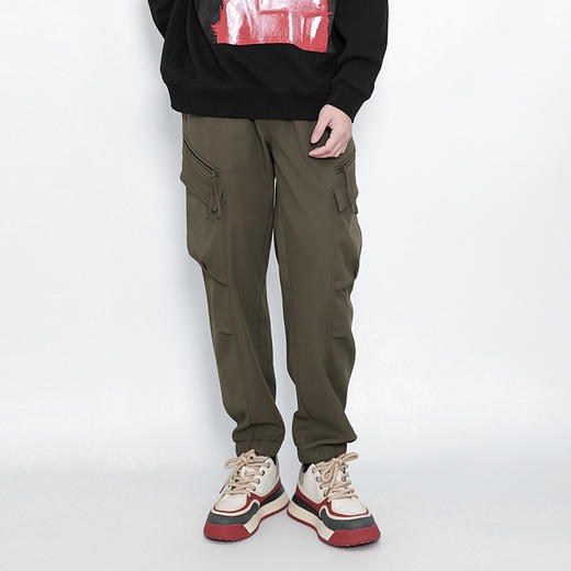 【新品上新】HX 冬季工装休闲长裤加绒S203444125101/02 商品图8