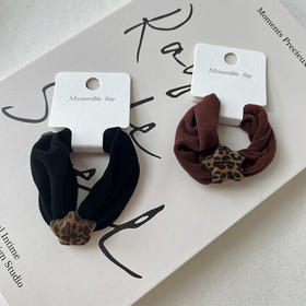 植绒豹纹毛巾圈发绳-纪念日百货门店同款167949955