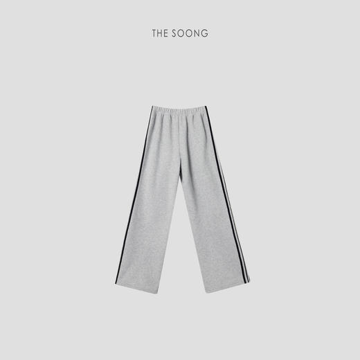 THESOONG|新款女装加绒加厚舒服显瘦侧杠可束脚调节扣校服裤8210 商品图7