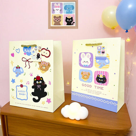 奶芙芙动物园L礼袋-纪念日百货门店同款167896849 商品图0